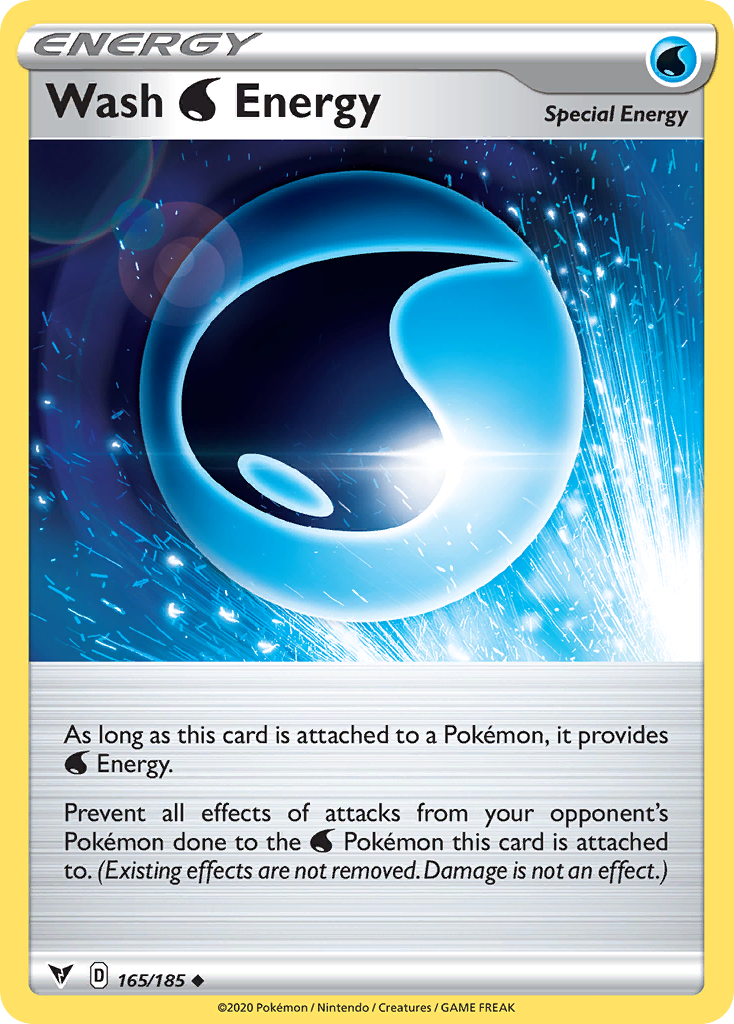 Wash Water Energy – Vivid Voltage 165/185 Pokémon card