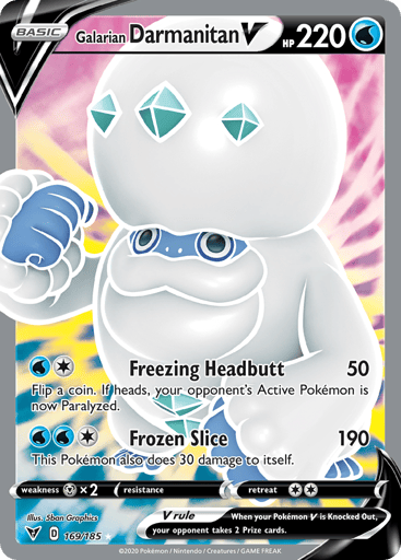 Galarian Darmanitan V - Vivid Voltage 169