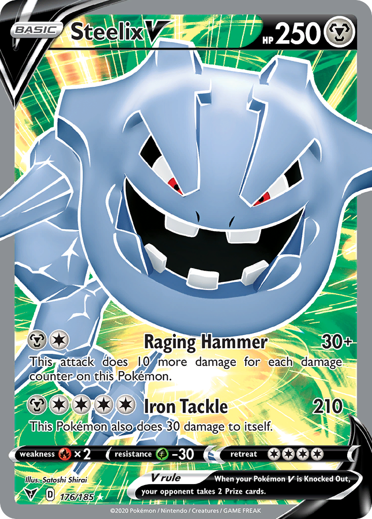 Steelix V – Vivid Voltage 176/185 Pokémon card
