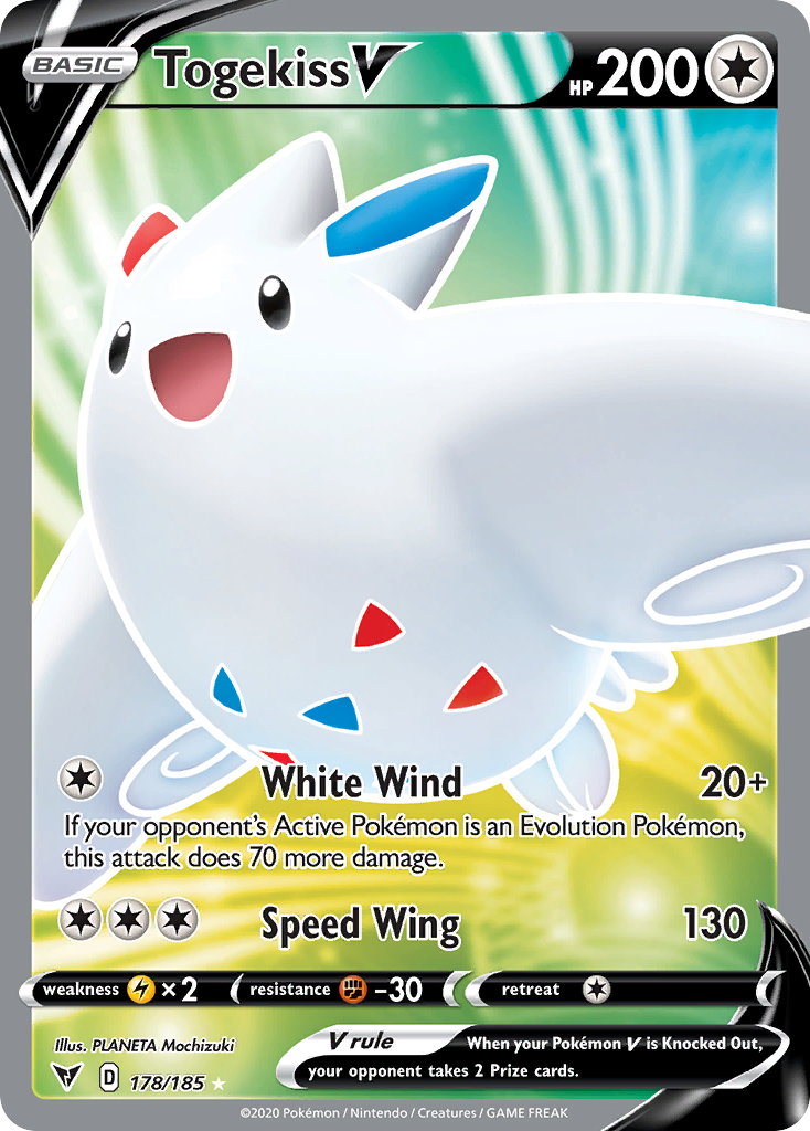 Togekiss V – Vivid Voltage 178/185 Pokémon card