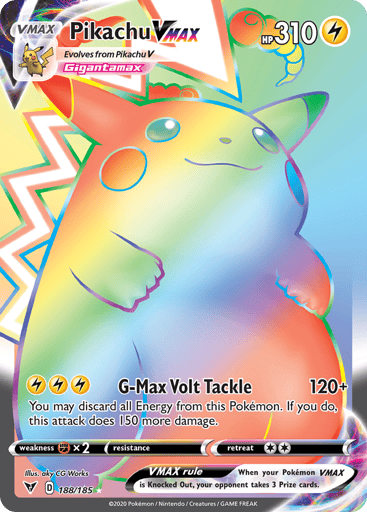 Pikachu VMAX - Vivid Voltage 188