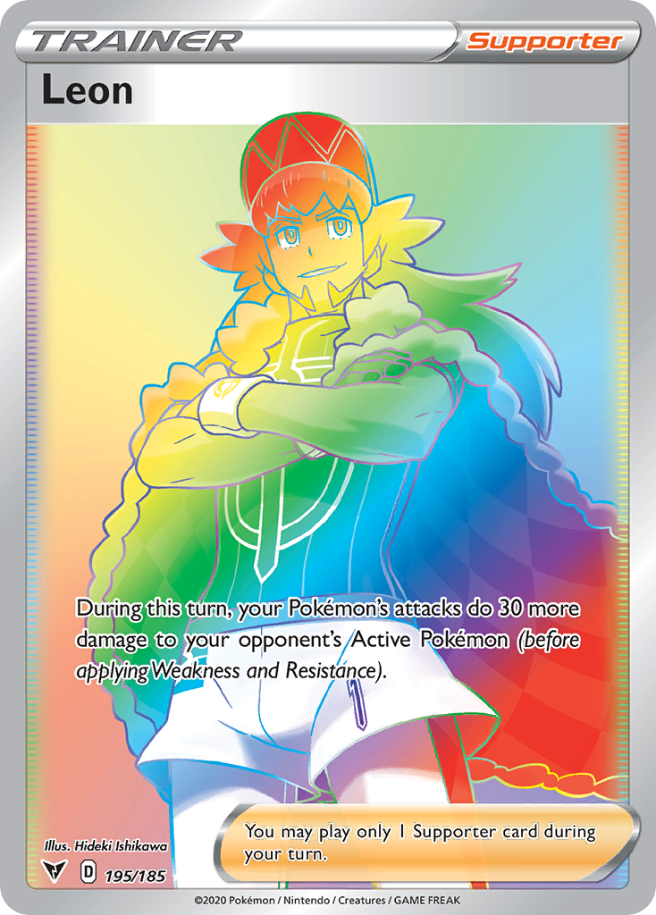 Leon – Vivid Voltage 195/185 Pokémon card