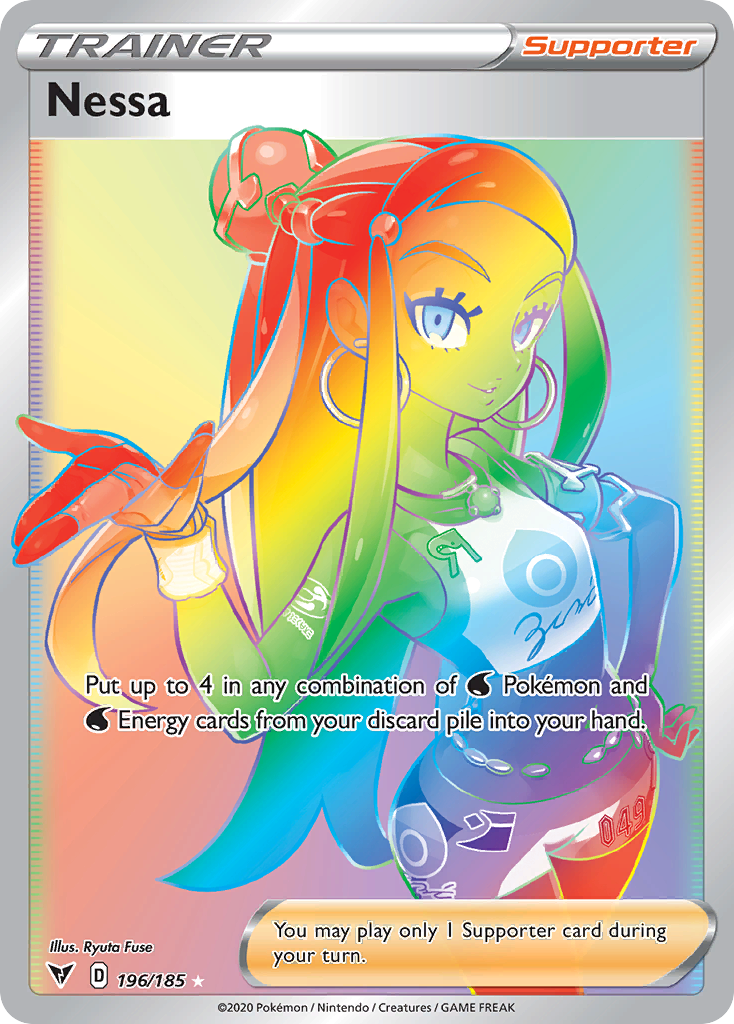 Nessa – Vivid Voltage 196/185 Pokémon card