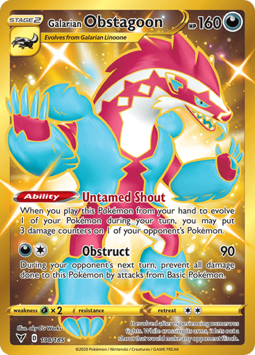 Galarian Obstagoon - Vivid Voltage 198