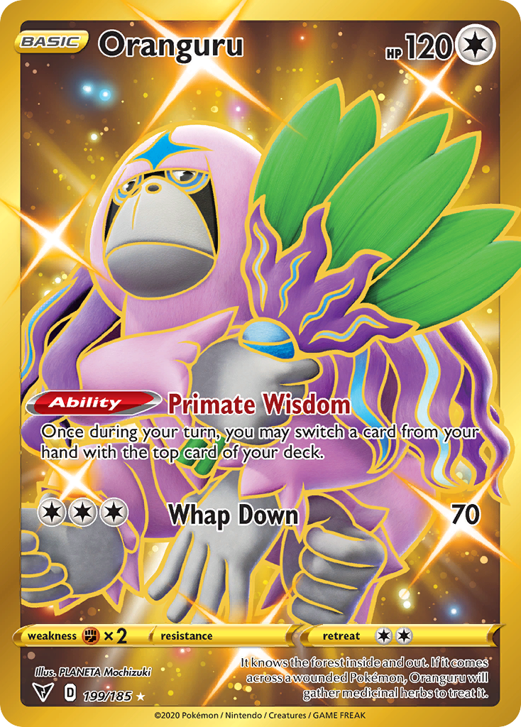 Oranguru – Vivid Voltage 199/185 Pokémon card