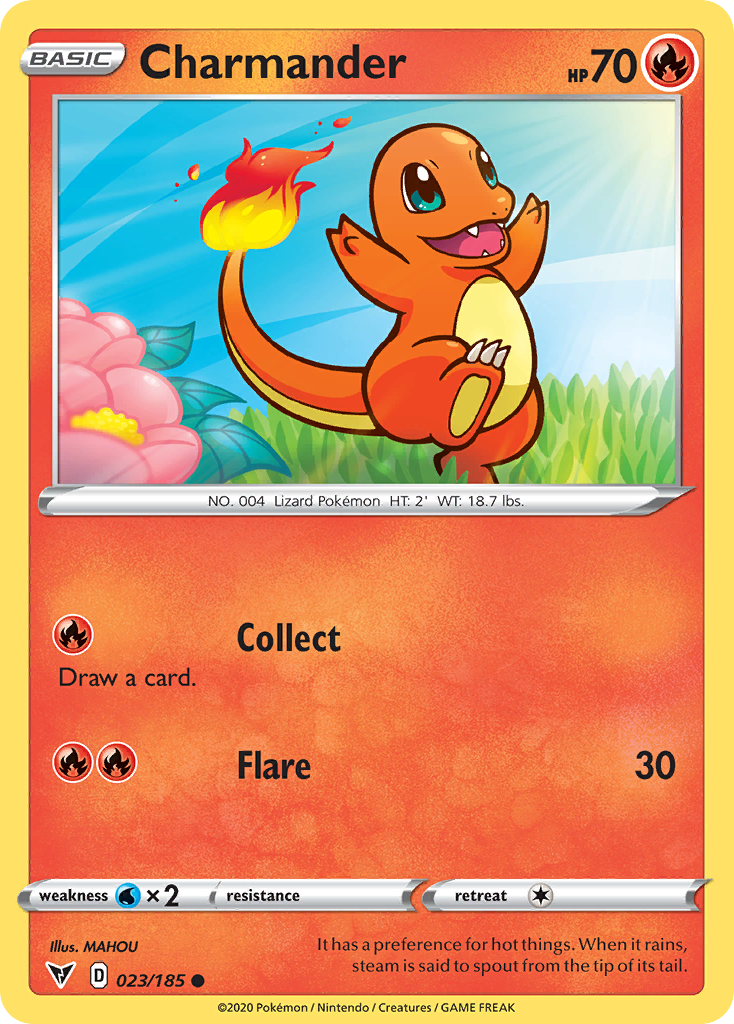 Charmander – Vivid Voltage 023/185 Pokémon card