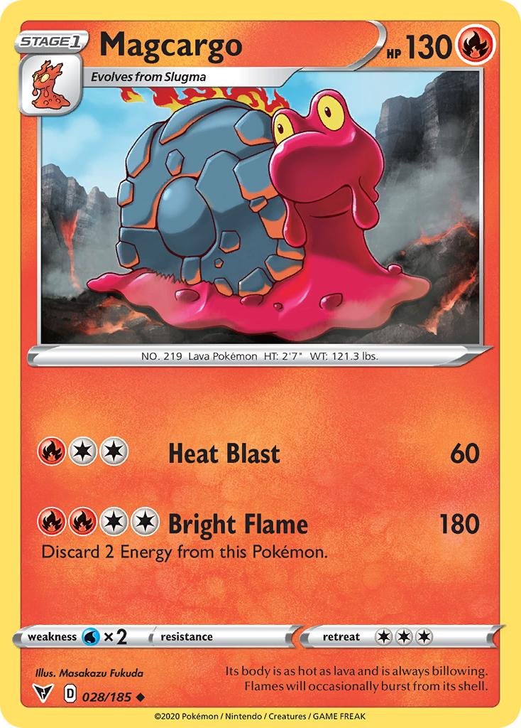 Magcargo – Vivid Voltage 028/185 Pokémon card