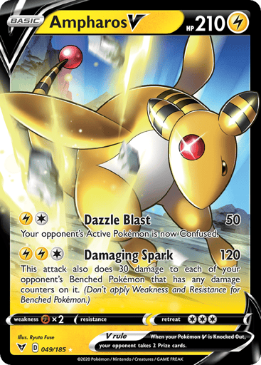 Ampharos V - Vivid Voltage 49