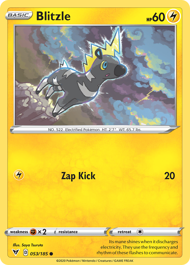 Blitzle – Vivid Voltage 053/185 Pokémon card