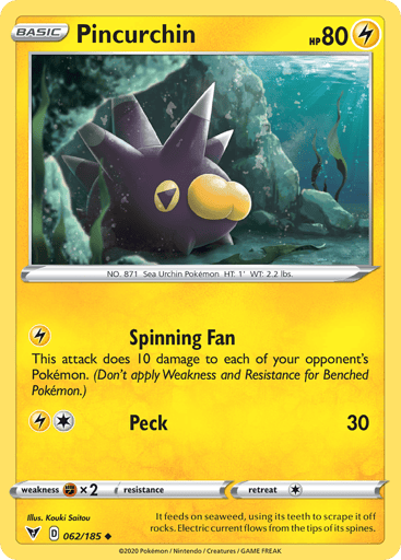 Pincurchin - Vivid Voltage 62