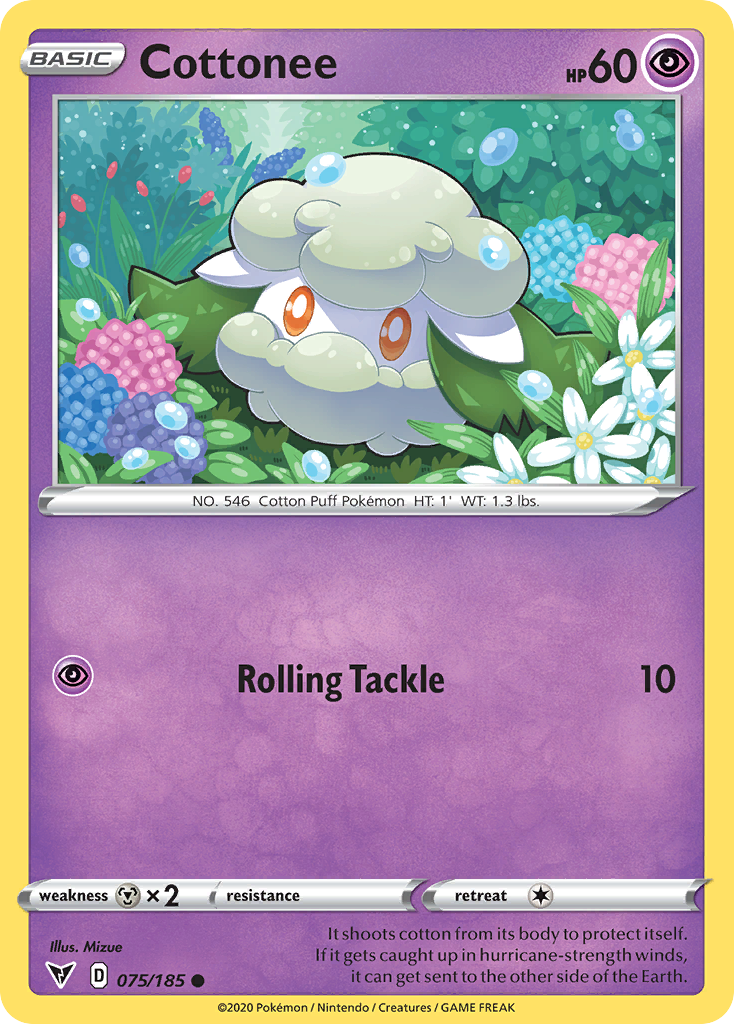 Cottonee – Vivid Voltage 075/185 Pokémon card
