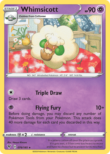 Whimsicott - Vivid Voltage 76