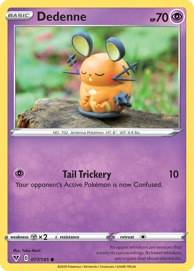 Dedenne – Vivid Voltage 077/185 Pokémon card