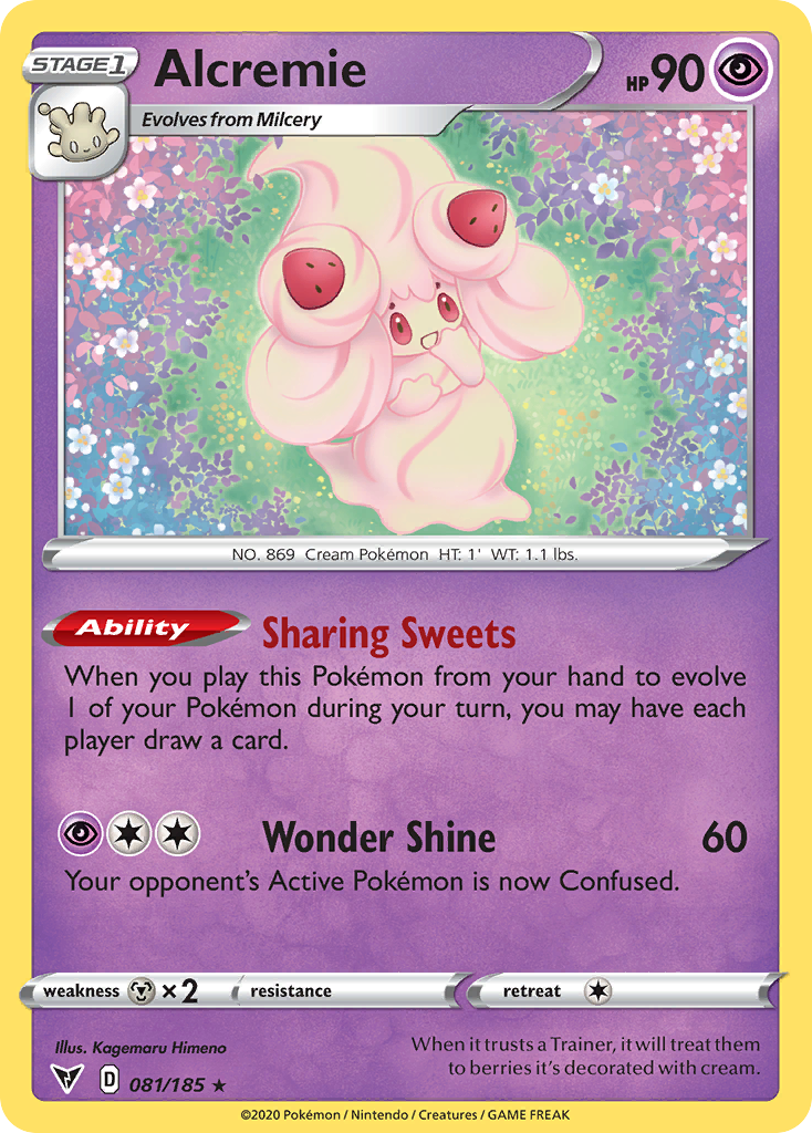 Alcremie – Vivid Voltage 081/185 Pokémon card