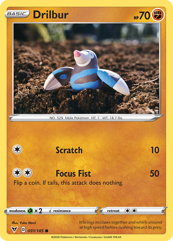 Drilbur – Vivid Voltage 091/185 Pokémon card