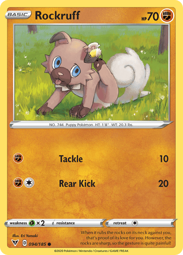 Rockruff - Vivid Voltage 94