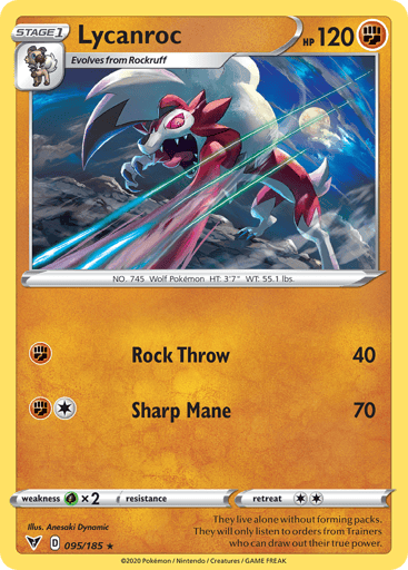 Lycanroc - Vivid Voltage 95