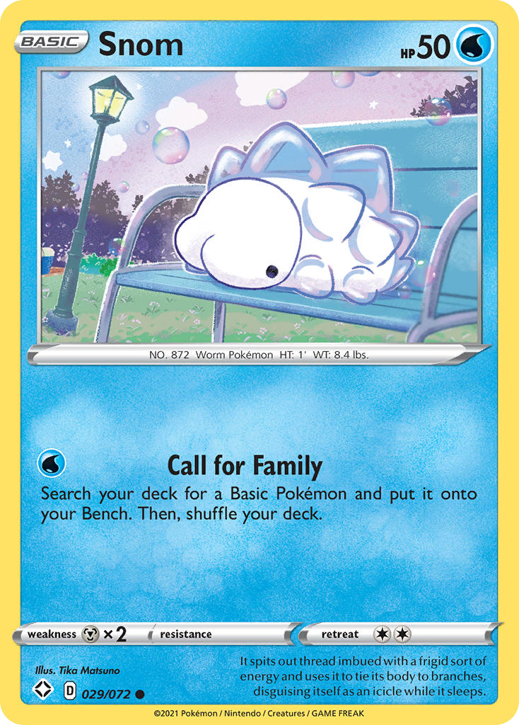 Snom – Shining Fates 029/072 Pokémon card