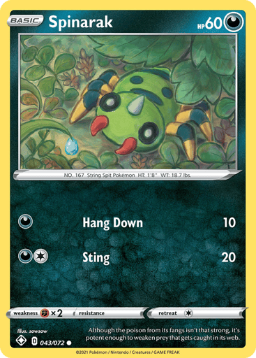 Spinarak - Shining Fates 43