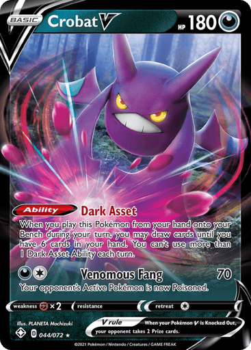 Crobat V - Shining Fates 44