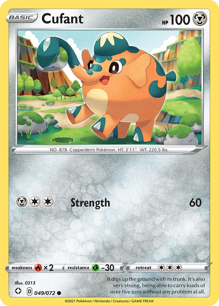 Cufant – Shining Fates 049/072 Pokémon card