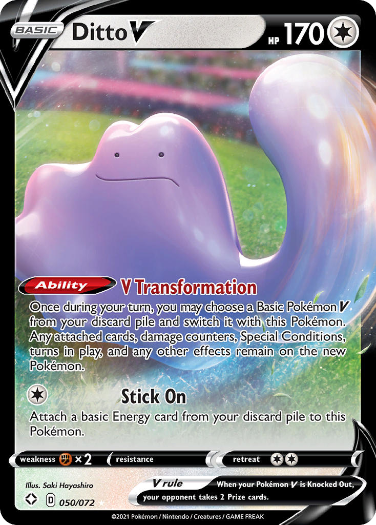 Ditto V – Shining Fates 050/072 Pokémon card