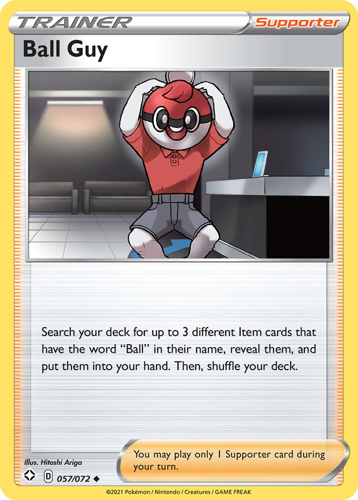 Ball Guy – Shining Fates 057/072 Pokémon card