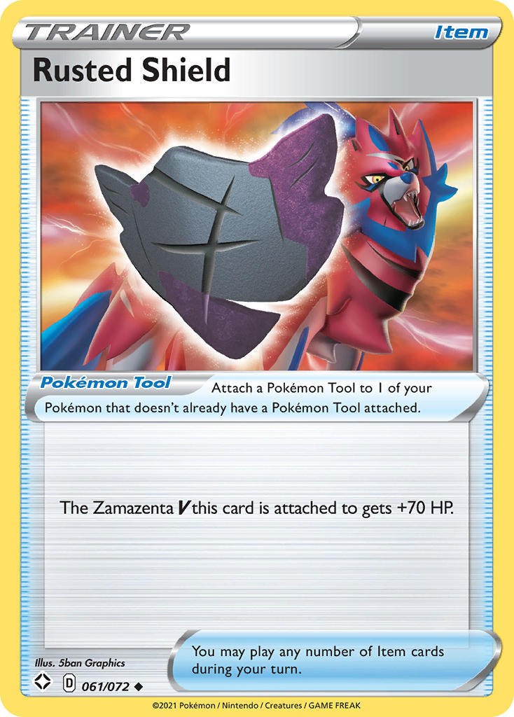 Rusted Shield – Shining Fates 061/072 Pokémon card