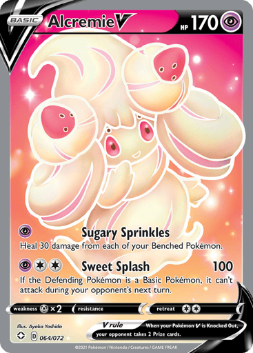 Alcremie V - Shining Fates 64