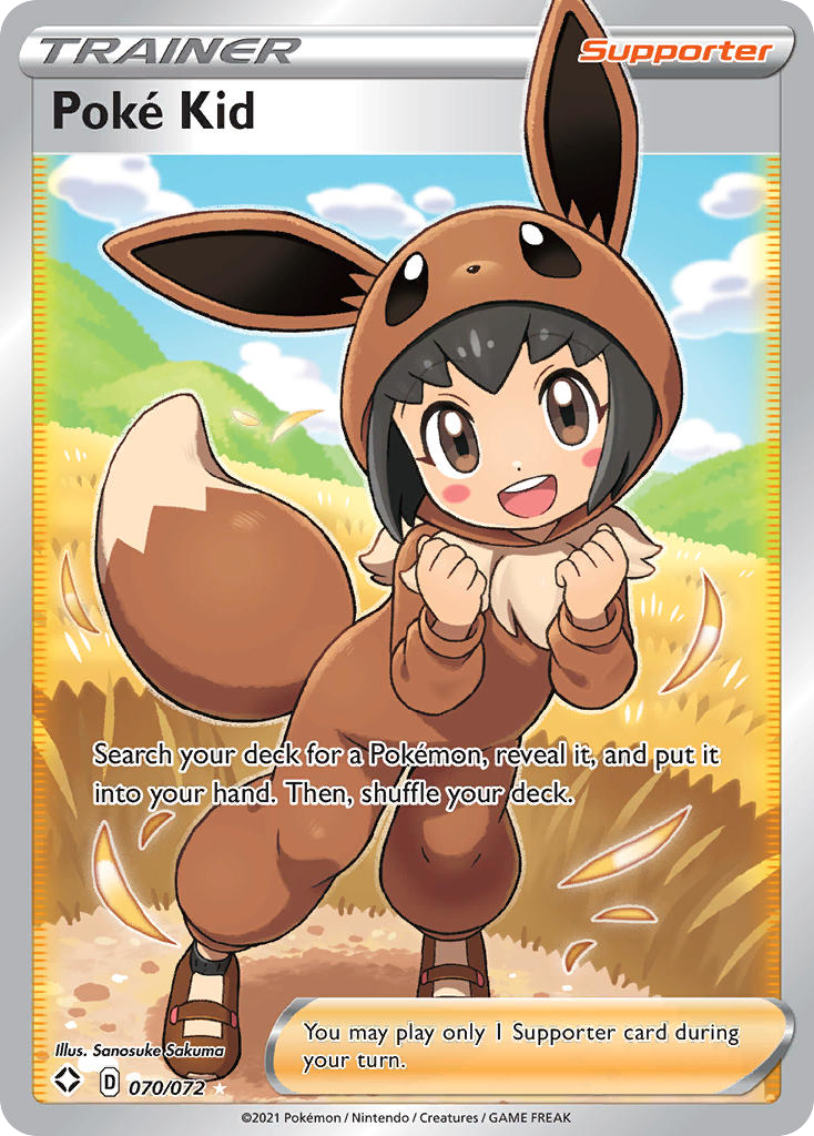 Poké Kid – Shining Fates 070/072 Pokémon card
