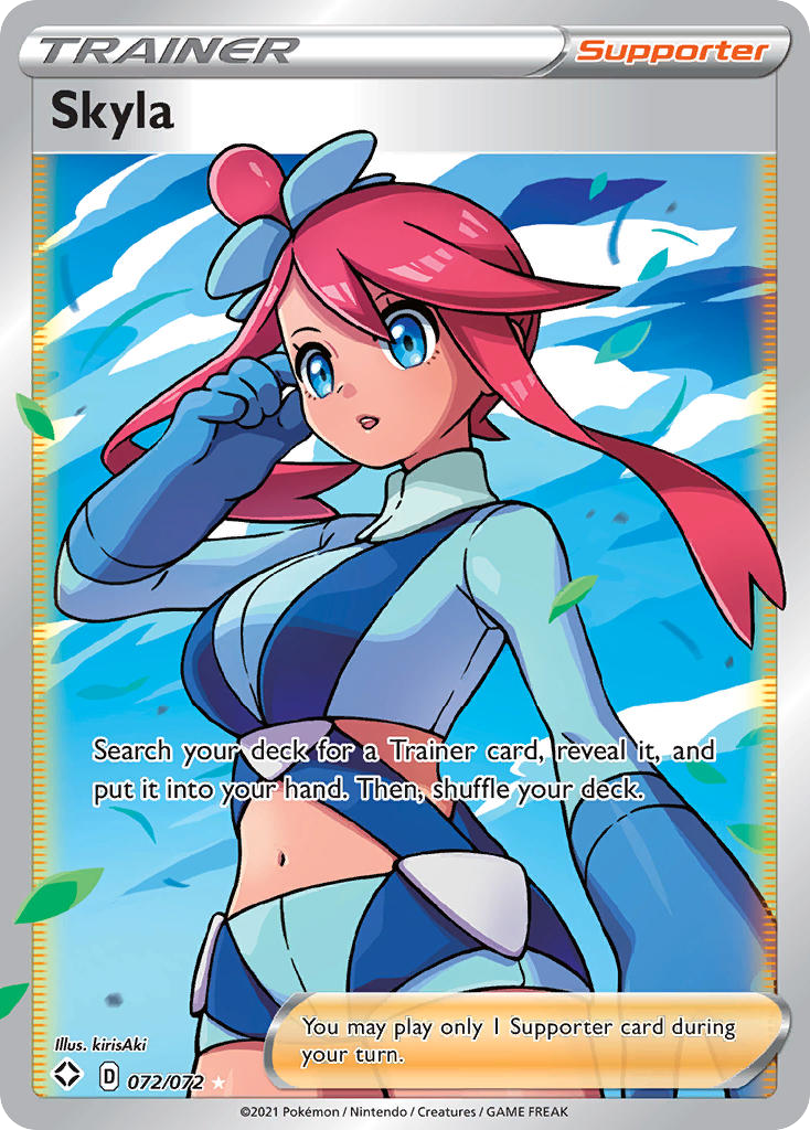 Skyla – Shining Fates 072/072 Pokémon card
