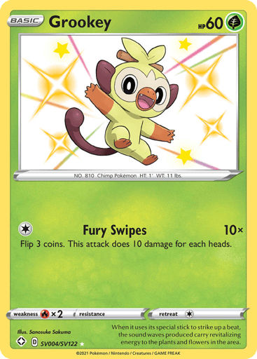 Grookey - Shining Fates Shiny Vault SV004