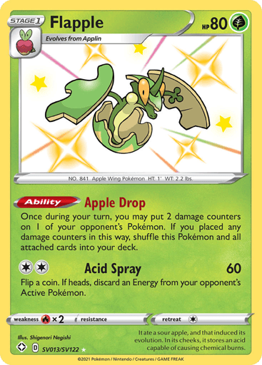 Flapple - Shining Fates Shiny Vault SV013
