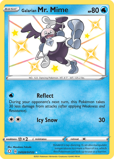 Galarian Mr. Mime - Shining Fates Shiny Vault SV020