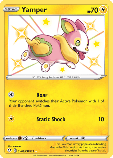 Yamper - Shining Fates Shiny Vault SV039