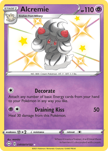 Alcremie - Shining Fates Shiny Vault SV058