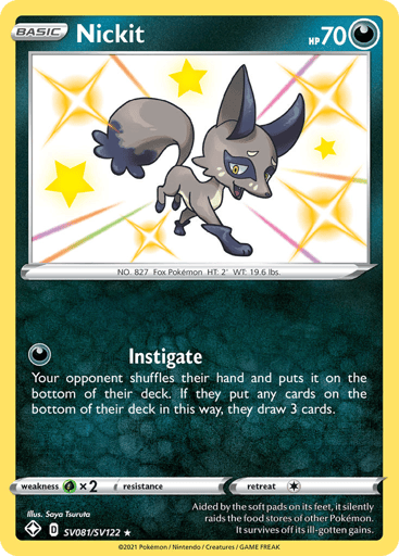 Nickit - Shining Fates Shiny Vault SV081