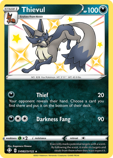 Thievul - Shining Fates Shiny Vault SV082