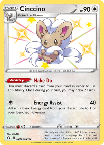 Cinccino - Shining Fates Shiny Vault SV094