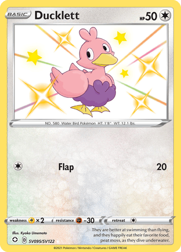 Ducklett - Shining Fates Shiny Vault SV095