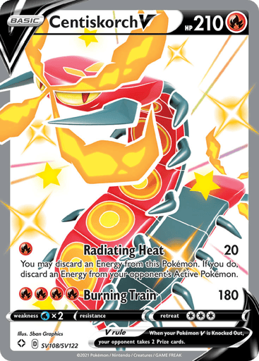 Centiskorch V - Shining Fates Shiny Vault SV108