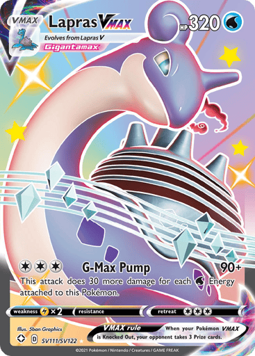 Lapras VMAX - Shining Fates Shiny Vault SV111
