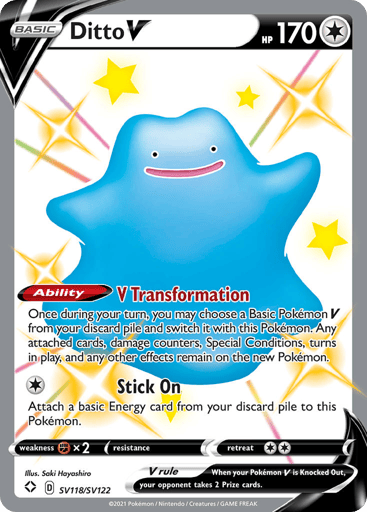 Ditto V - Shining Fates Shiny Vault SV118