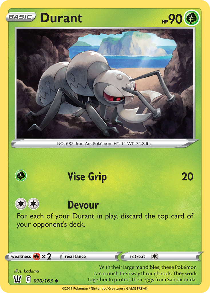 Durant – Battle Styles 010/163 Pokémon card