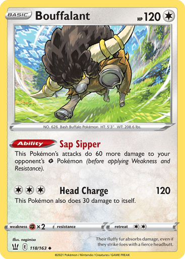 Bouffalant - Battle Styles 118