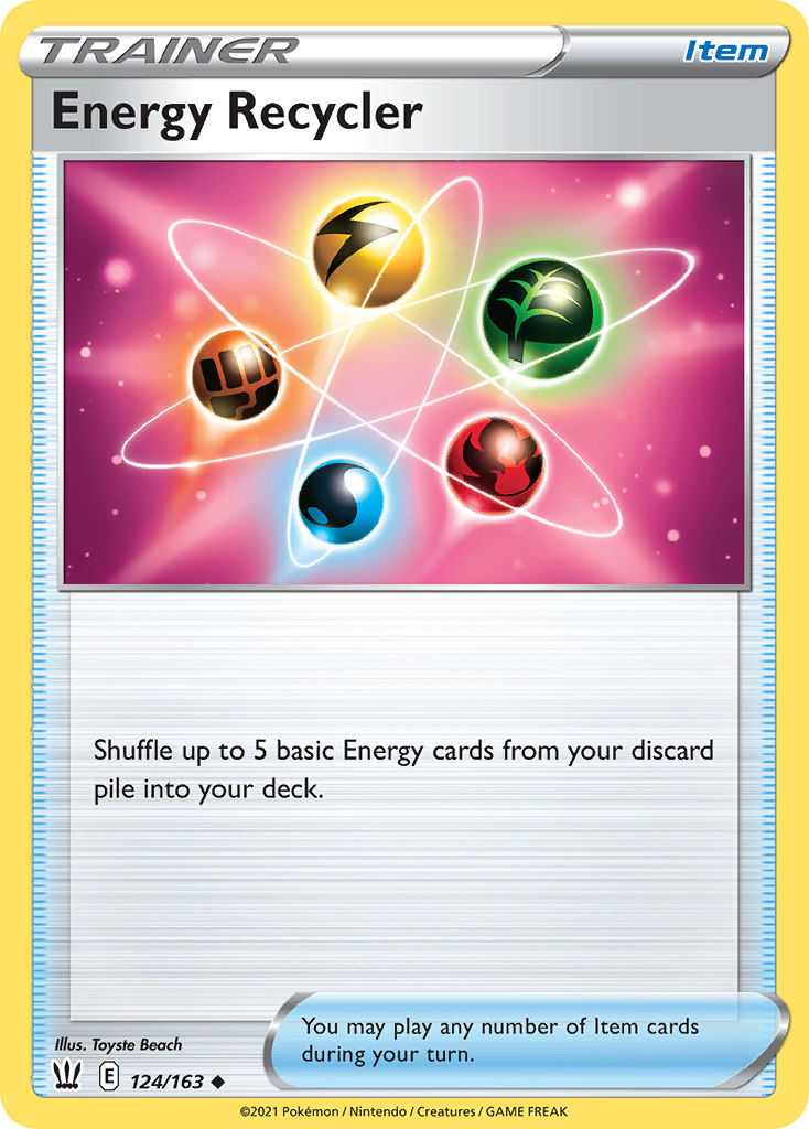 Energy Recycler – Battle Styles 124/163 Pokémon card