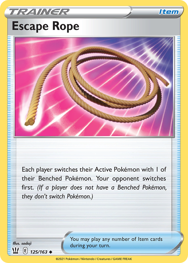 Escape Rope – Battle Styles 125/163 Pokémon card