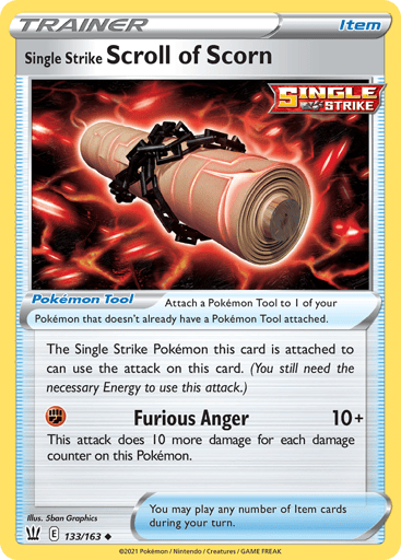 Single Strike Scroll of Scorn - Battle Styles 133