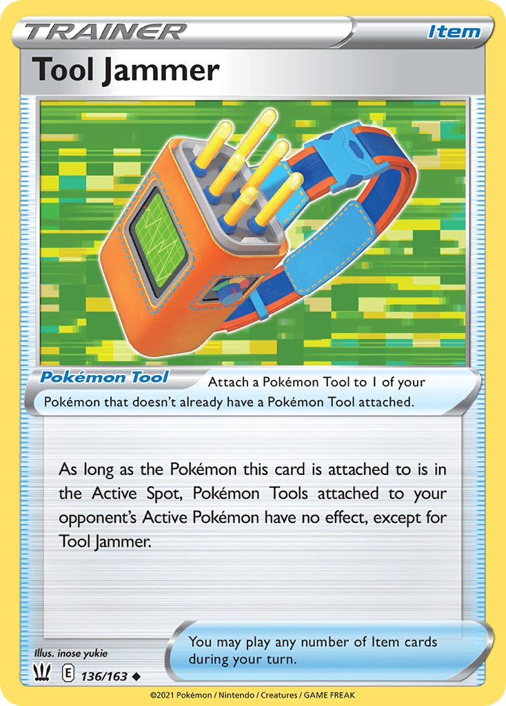 Tool Jammer – Battle Styles 136/163 Pokémon card