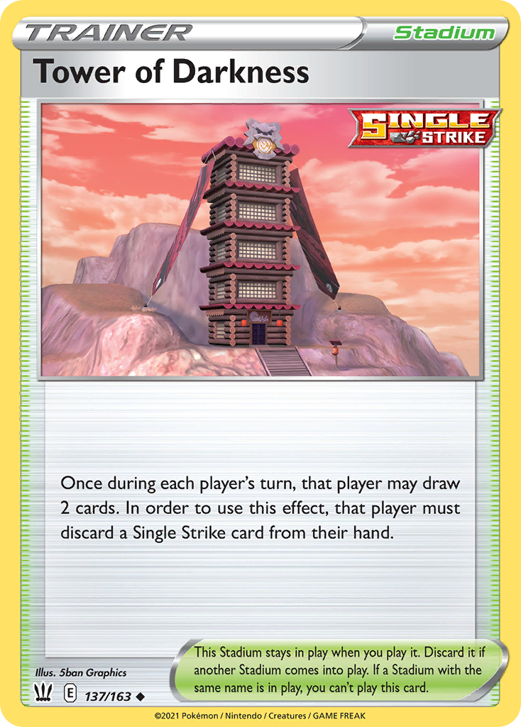 Tower of Darkness – Battle Styles 137/163 Pokémon card